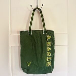 American Eagle Green Bag Vintage Every Day Tote Bag